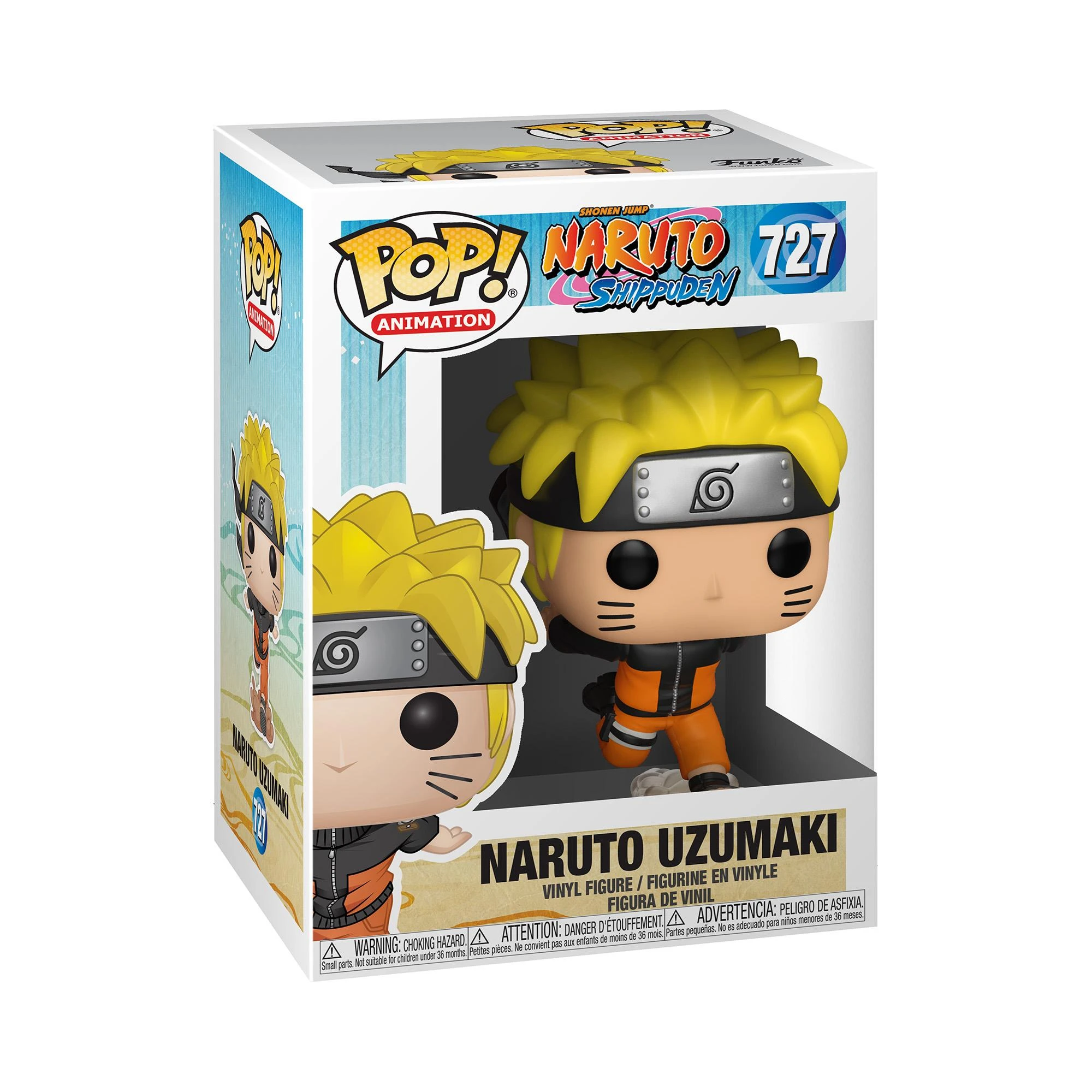 FUNKO POP! Vinilinė figūrėlė: Naruto Shippuden - Bėgantis Naruto Uzumaki, 9,5 cm