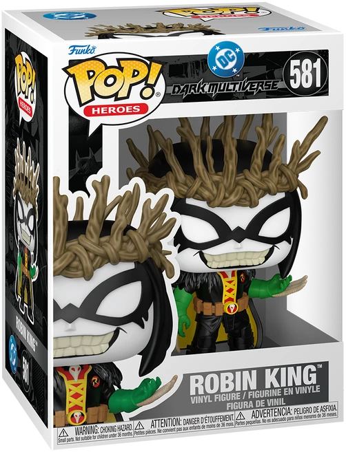 FUNKO POP! Vinilinė figūrėlė: DC Comics: Dark Multiverse - Robin King, 9 cm