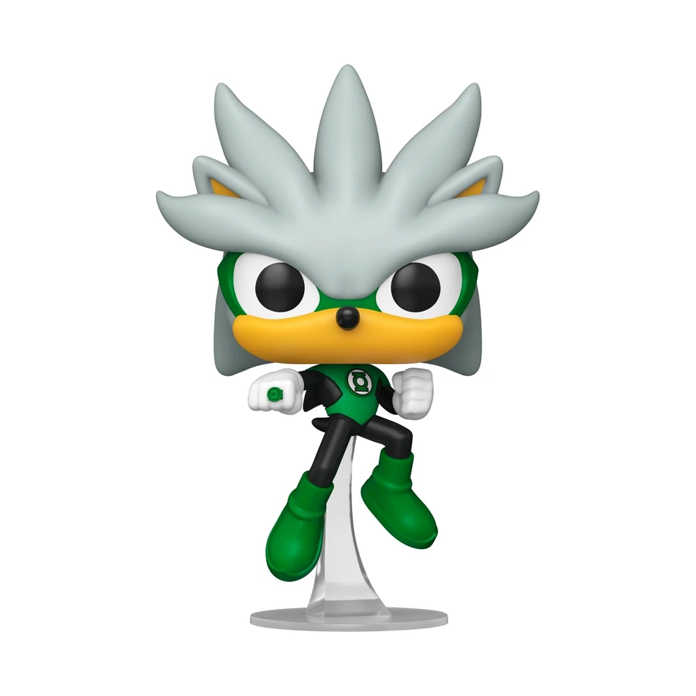 FUNKO POP! Vinilinė figūrėlė: Sonic: Silver as The Green Lantern, 9 cm