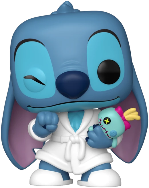FUNKO POP! Vinilinė figūrėlė: Disney: Lilo & Stitch - Stitch in Robe, 9 cm
