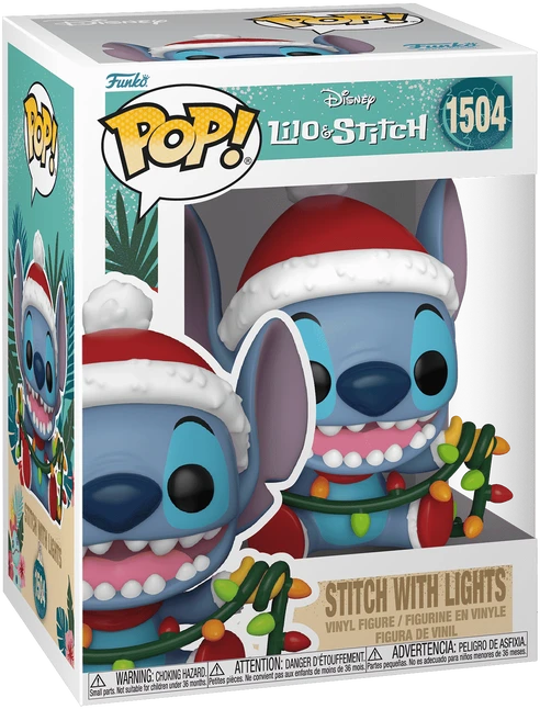 FUNKO POP! Vinilinė figūrėlė: Disney Lilo & Stitch - Stitch with lights, 9.5 cm