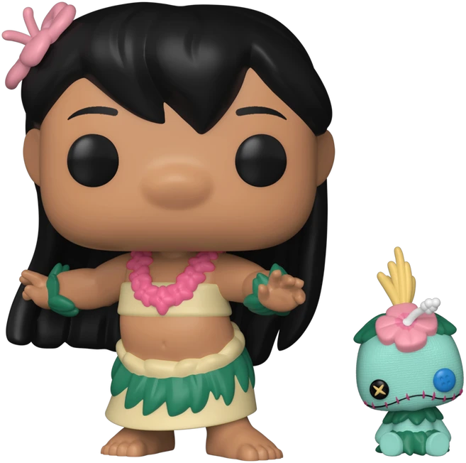 FUNKO POP! Vinilinė figūrėlė: Disney: Lilo & Stitch - Hula Lilo with Scrump