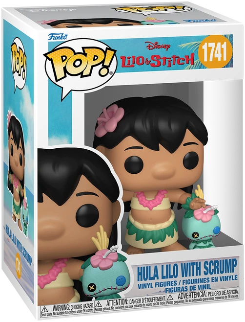 FUNKO POP! Vinilinė figūrėlė: Disney: Lilo & Stitch - Hula Lilo with Scrump