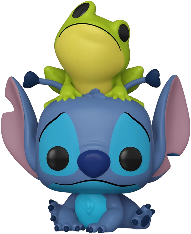 FUNKO POP! Vinilinė figūrėlė: Disney: Lilo & Stitch - Stitch with Frog, 9 cm