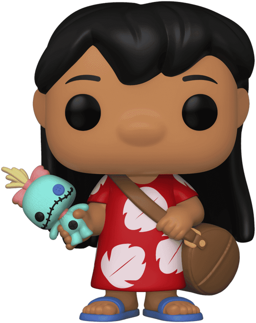 FUNKO POP! Vinilinė figūrėlė: Disney: Lilo & Stitch - Lilo with Scrump, 9 cm aprašymas - Prekės nuotrauka