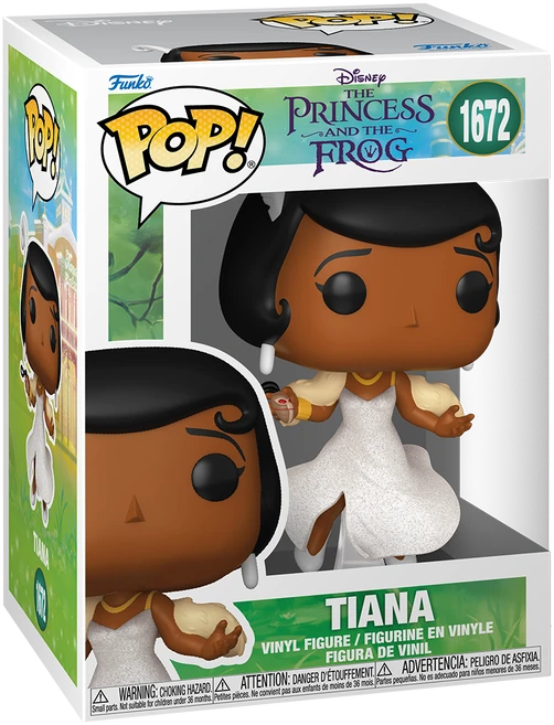 FUNKO POP! Vinilinė figūrėlė: Princesė ir varlius - Tiana, 9 cm