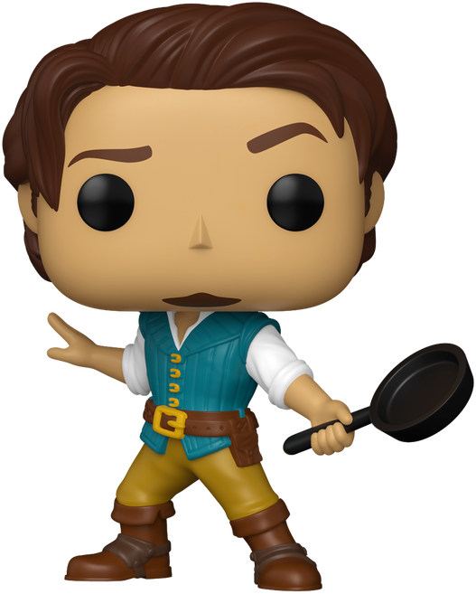 FUNKO POP! Vinilinė figūrėlė: Disney: Tangled - Flynn with Frying Pan, 9 cm aprašymas - Prekės nuotrauka