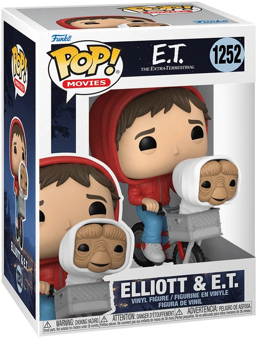 FUNKO POP! Vinilinė figūrėlė: E.T. - Elliotas su E.T.