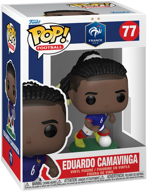 FUNKO POP! Vinilinė figūrėlė: Football France - Eduardo Camavinga, 9 cm