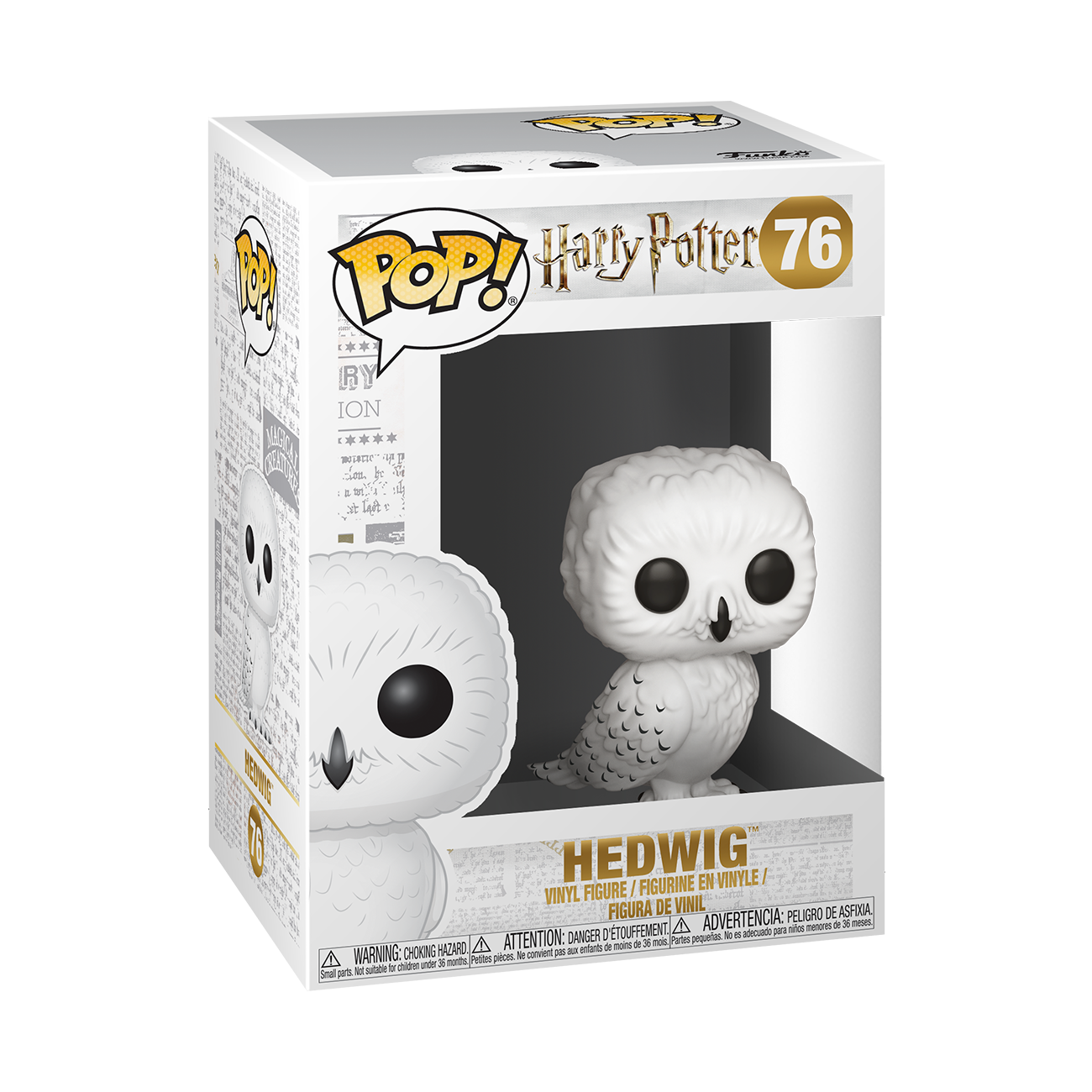 FUNKO POP! Vinilinė figūrėlė: Harry Potter - Hedwig, 9,5 cm aprašymas - Prekės nuotrauka