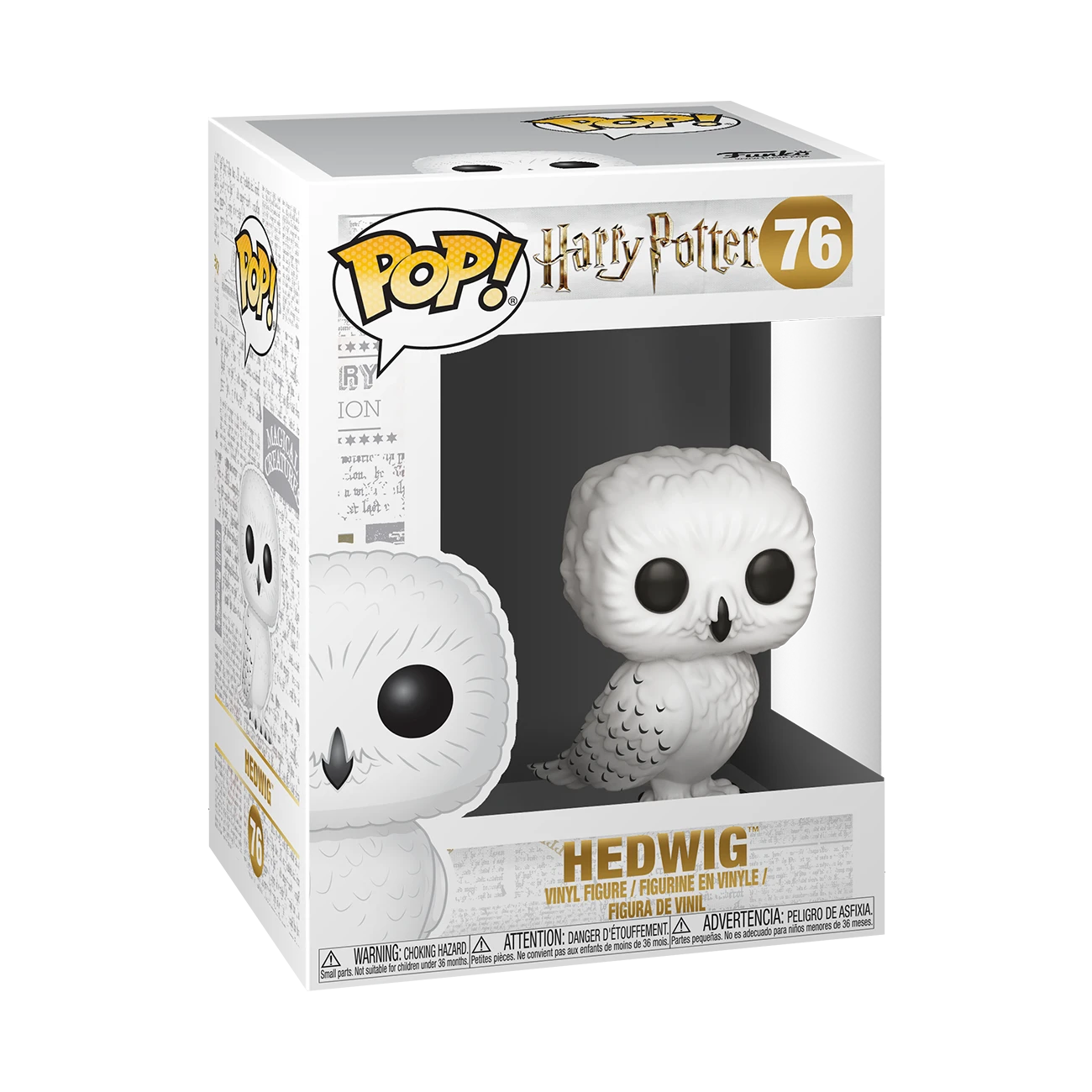 FUNKO POP! Vinilinė figūrėlė: Harry Potter - Hedwig, 9,5 cm aprašymas - Prekės nuotrauka