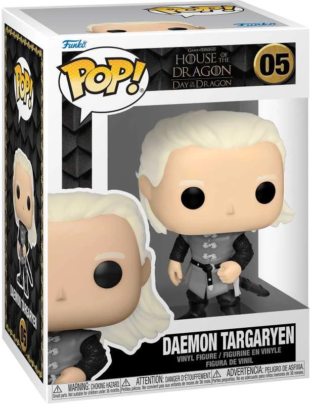 FUNKO POP! Vinilinė figūrėlė: House of The Dragon - Daemon Targaryen aprašymas - Prekės nuotrauka