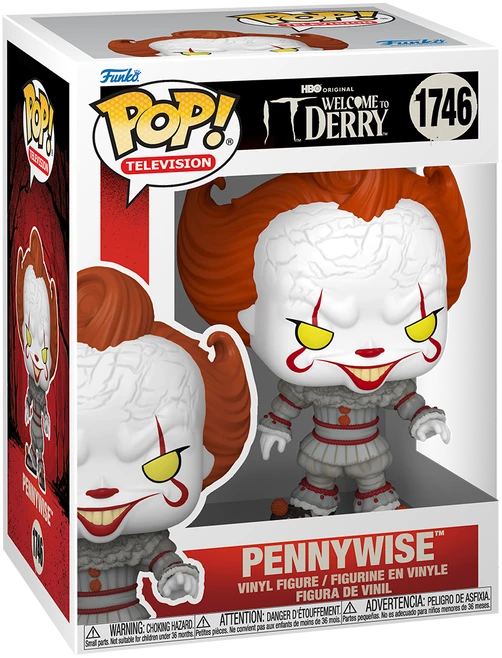 FUNKO POP! Vinilinė figūrėlė: IT Welcome To Derry - Pennywise, 9 cm