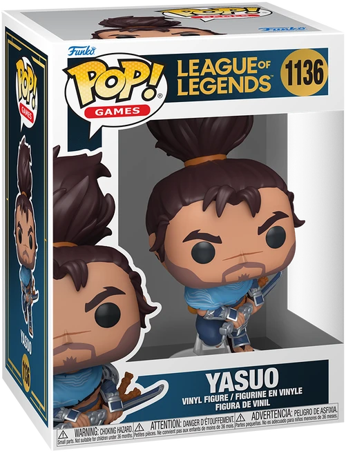 FUNKO POP! Vinilinė figūrėlė: League of Legends - Yasuo, 9 cm