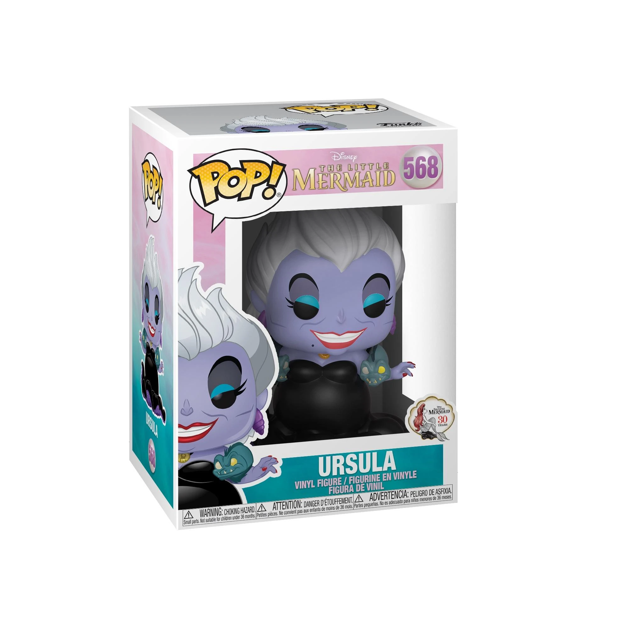 FUNKO POP! Vinilinė figūrėlė: Little Mermaid - Ursula with Eels, 11,3 cm