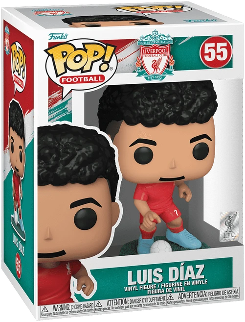 FUNKO POP! Vinilinė figūrėlė: Liverpool - Luis Diaz, 9 cm