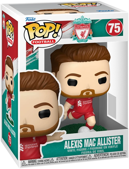 FUNKO POP! Vinilinė figūrėlė: Liverpool Alexis Mac Allister, 9 cm