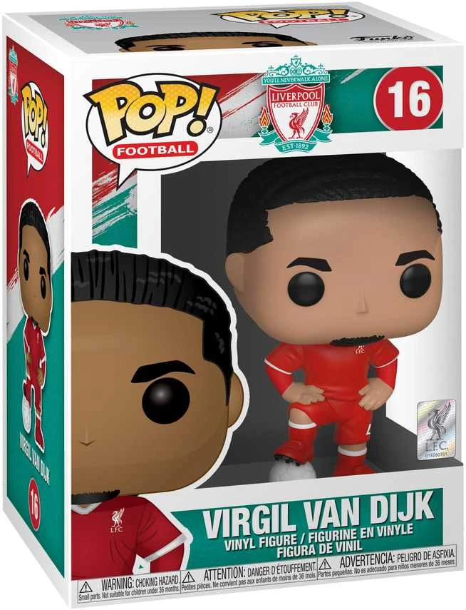FUNKO POP! Vinilinė figūrėlė: Liverpool - Virgil Van Dijk, 9 cm