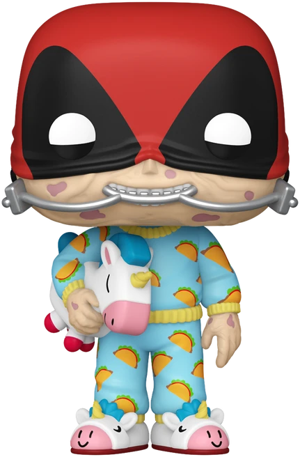 FUNKO POP! Vinilinė figūrėlė: Marvel - Deadpool (Sleepover costume), 9 cm