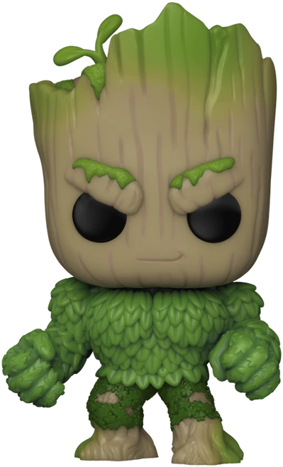 FUNKO POP! Vinilinė figūrėlė: Marvel - Groot as Hulk, 9 cm