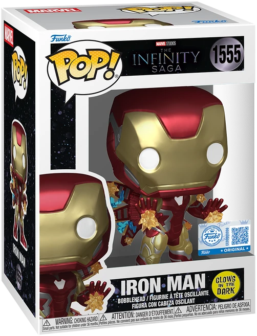 FUNKO POP! Vinilinė figūrėlė: Marvel: The Infinity Saga - Iron Man, 9 cm