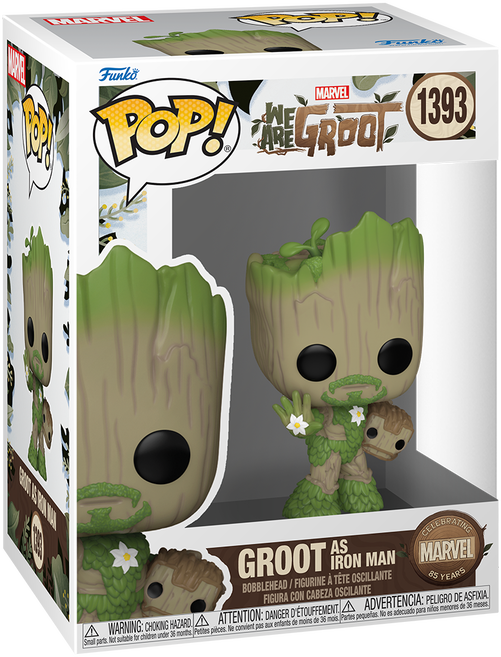 FUNKO POP! Vinilinė figūrėlė: Marvel - Groot as Iron Man, 9 cm aprašymas - Prekės nuotrauka