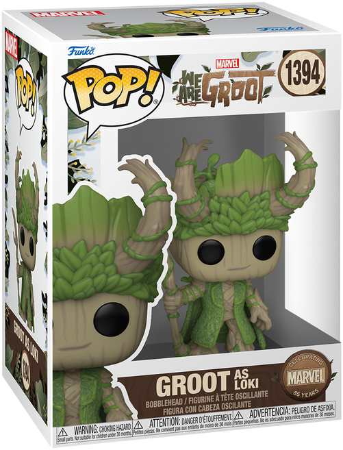 FUNKO POP! Vinilinė figūrėlė: Marvel  - Groot as Loki, 9 cm aprašymas - Prekės nuotrauka
