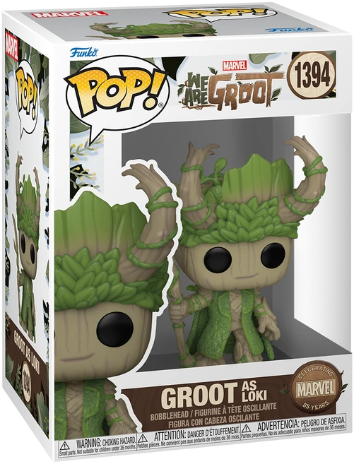 FUNKO POP! Vinilinė figūrėlė: Marvel  - Groot as Loki, 9 cm aprašymas - Prekės nuotrauka