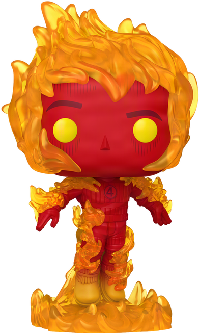 FUNKO POP! Vinilinė figūrėlė: Marvel: The Fantastic Four: First Steps - Human Torch, 9 cm aprašymas - Prekės nuotrauka