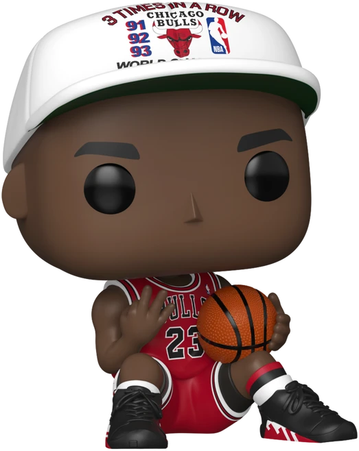 FUNKO POP! Vinilinė figūrėlė: Chicago Bulls - Michael Jordan 3 Times in a Row, ~9 cm