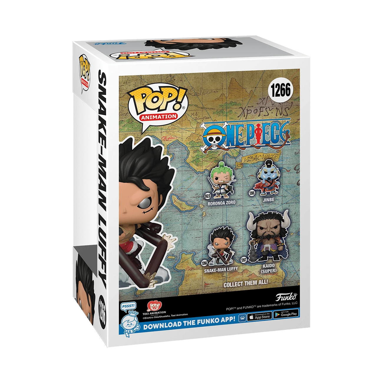 FUNKO POP! Vinilinė figūrėlė: One Piece - Snake-Man Luffy, 13 cm