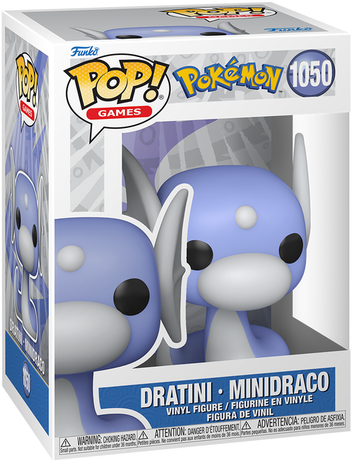 FUNKO POP! Vinilinė figūrėlė: Pokemonai - Dratini, 9 cm aprašymas - Prekės nuotrauka