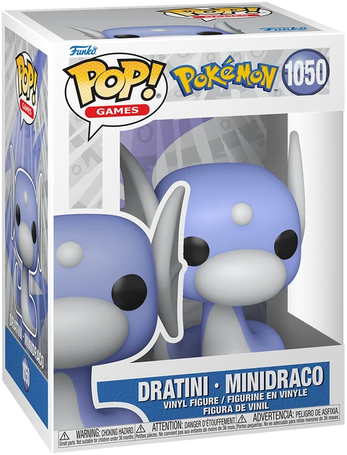 FUNKO POP! Vinilinė figūrėlė: Pokemonai - Dratini, 9 cm aprašymas - Prekės nuotrauka