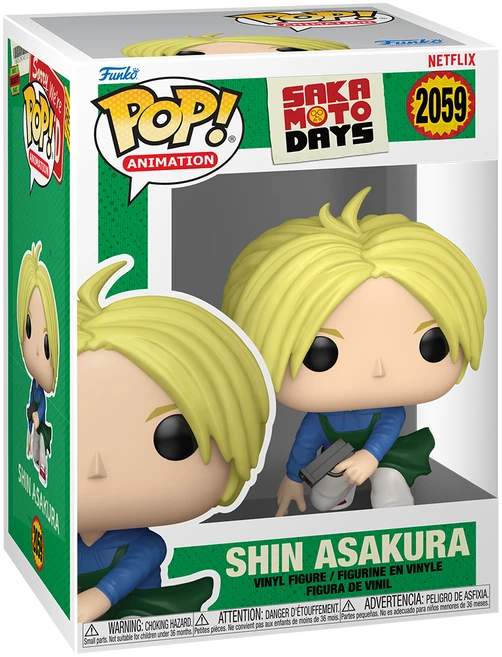 FUNKO POP! Vinilinė figūrėlė: Sakamoto Days - Shin Asakura, 9 cm
