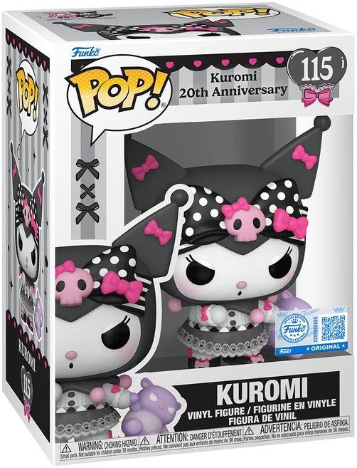 FUNKO POP! Vinilinė figūrėlė: Kuromi 20th Anniversary - Kuromi, 9 cm