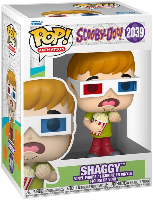 FUNKO POP! Vinilinė figūrėlė: Scooby-Doo! - Shaggy, ~9 cm