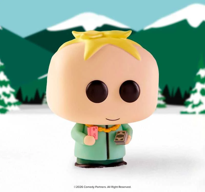 FUNKO POP! Vinilinė figūrėlė: South Park - Kissing Company Butters, 9 cm