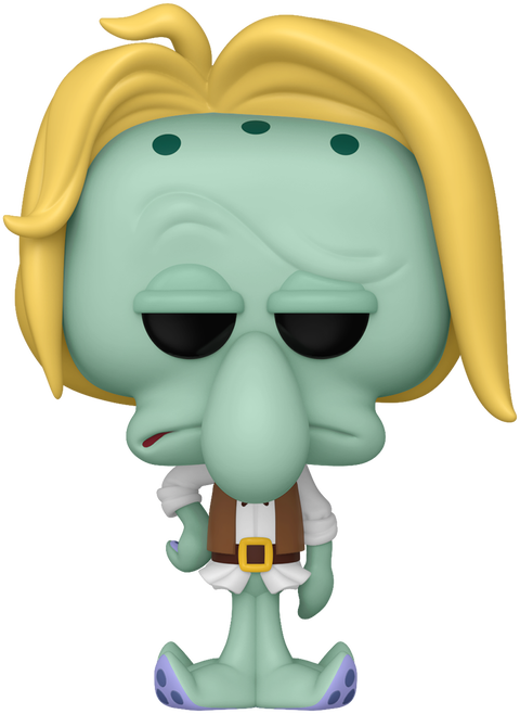 FUNKO POP! Vinilinė figūrėlė: Kempiniukas Plačiakelnis - Kalmaras Čiuptuvas, 9 cm aprašymas - Prekės nuotrauka