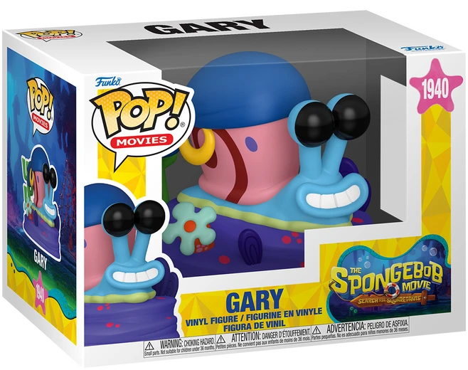 FUNKO POP! Vinilinė figūrėlė: Kempiniukas Plačiakelnis - Garis, 9 cm