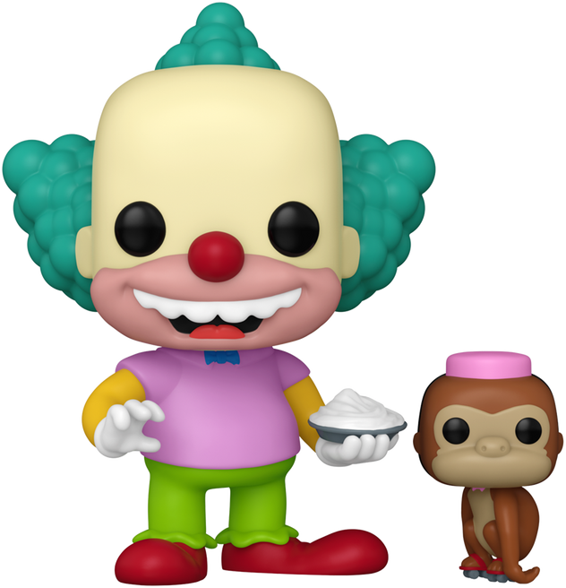 FUNKO POP! Vinilinė figūrėlė: The Simpsons - Krusty with Mr. Teeny, 9 cm aprašymas - Prekės nuotrauka