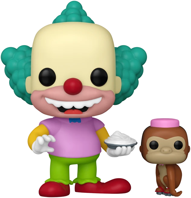 FUNKO POP! Vinilinė figūrėlė: The Simpsons - Krusty with Mr. Teeny, 9 cm aprašymas - Prekės nuotrauka