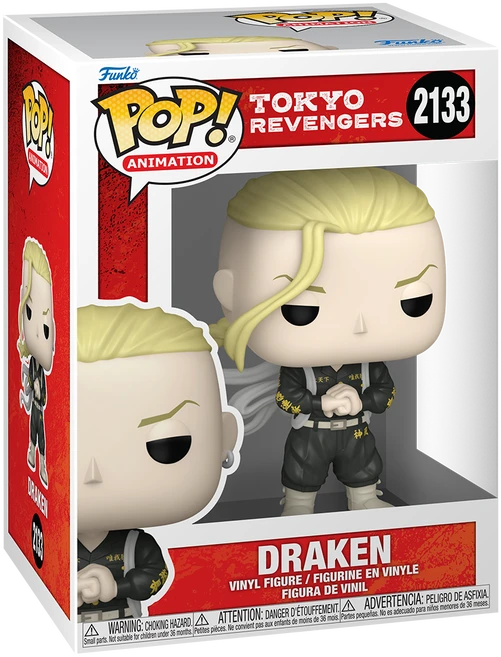 FUNKO POP! Vinilinė figūrėlė: Tokyo Revengers - Draken, 9 cm