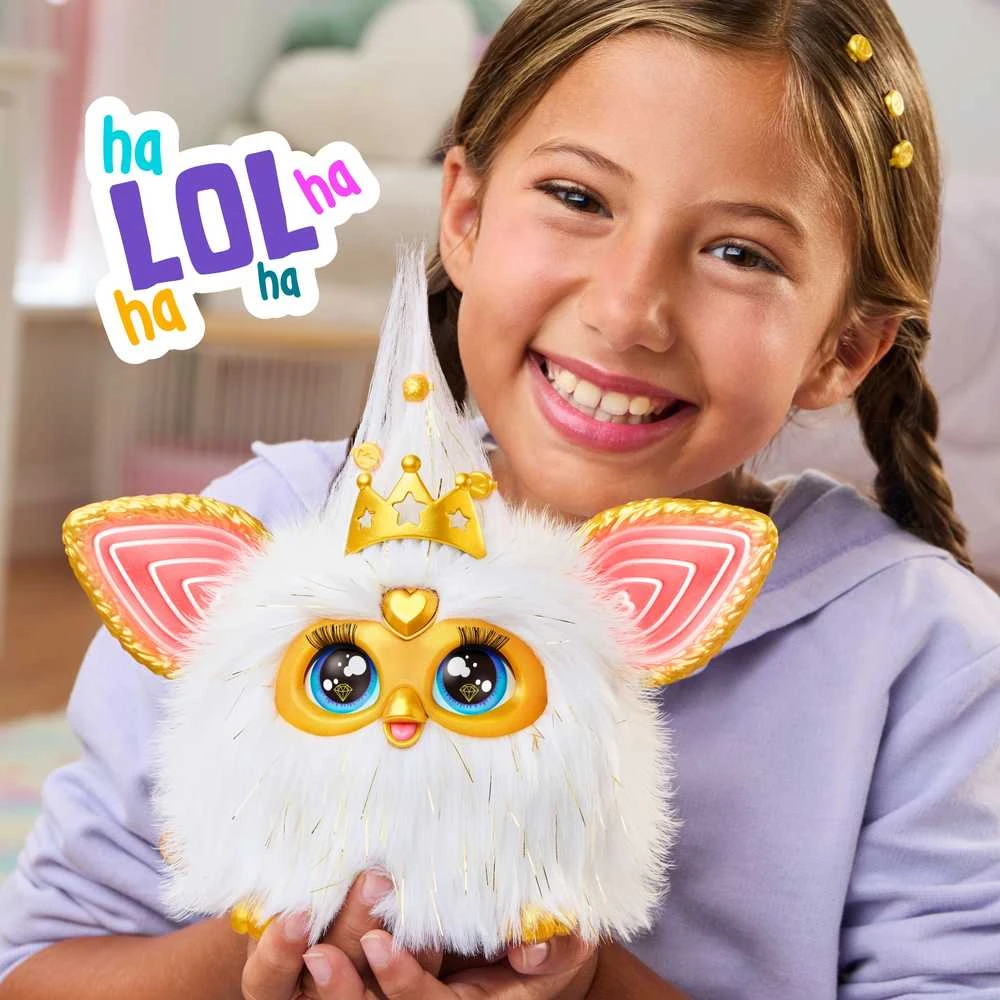 Minkštas interaktyvus žaislas Furby Gold Glam