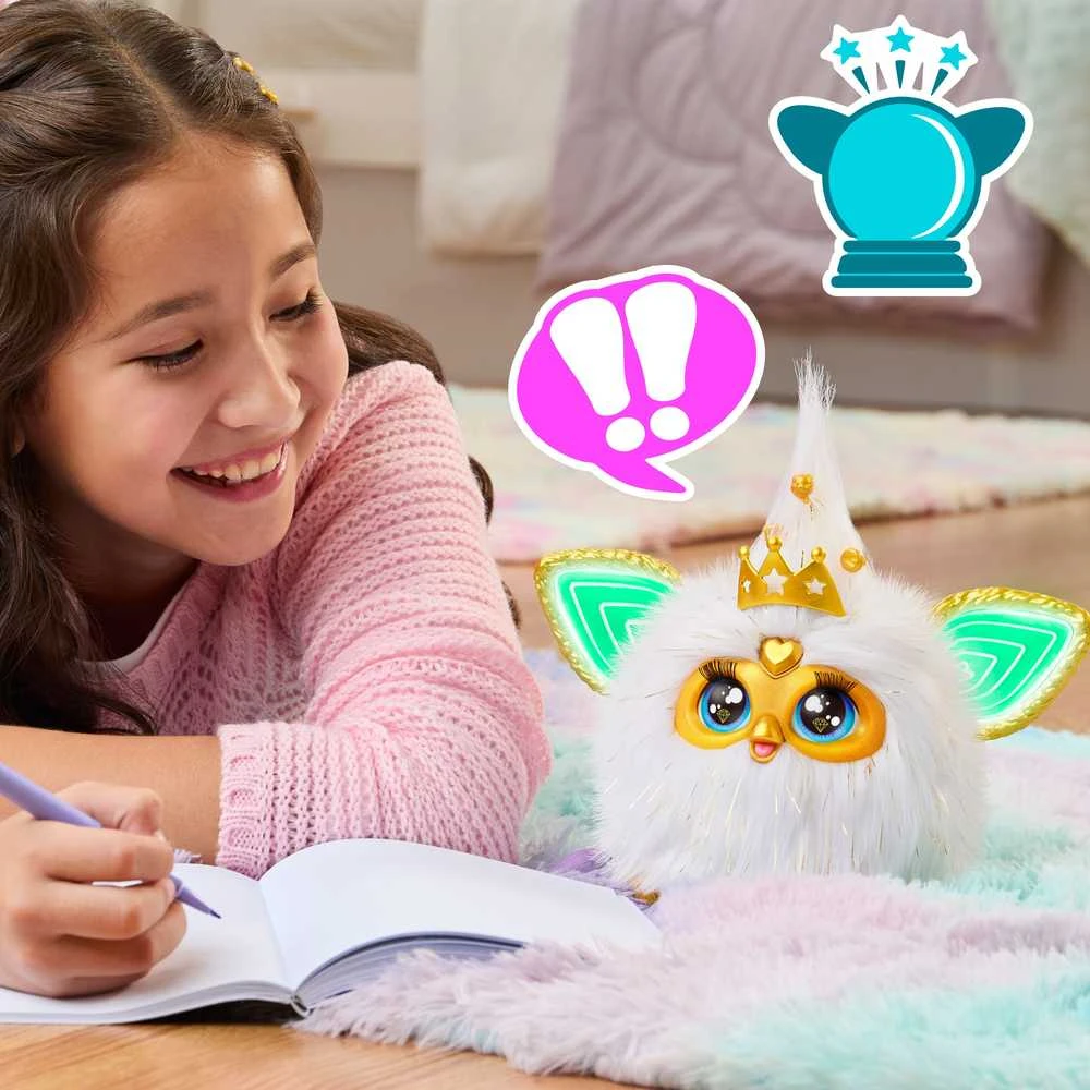Minkštas interaktyvus žaislas Furby Gold Glam