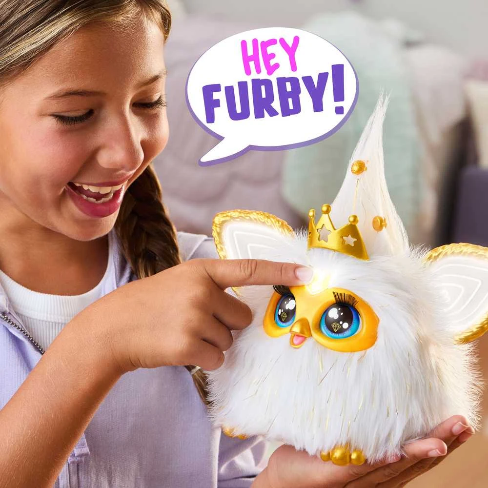 Minkštas interaktyvus žaislas Furby Gold Glam