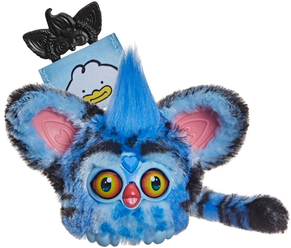 TOYS FURBY KPOP DEMON HUNTERS Interaktyvus žaislas „Furblets Delivery Derpy Tiger“, 7,6 cm