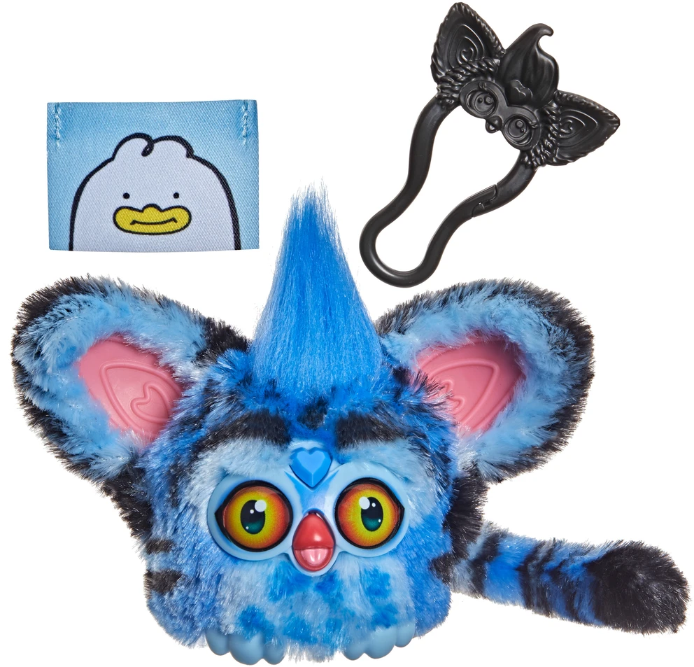 TOYS FURBY KPOP DEMON HUNTERS Interaktyvus žaislas „Furblets Delivery Derpy Tiger“, 7,6 cm