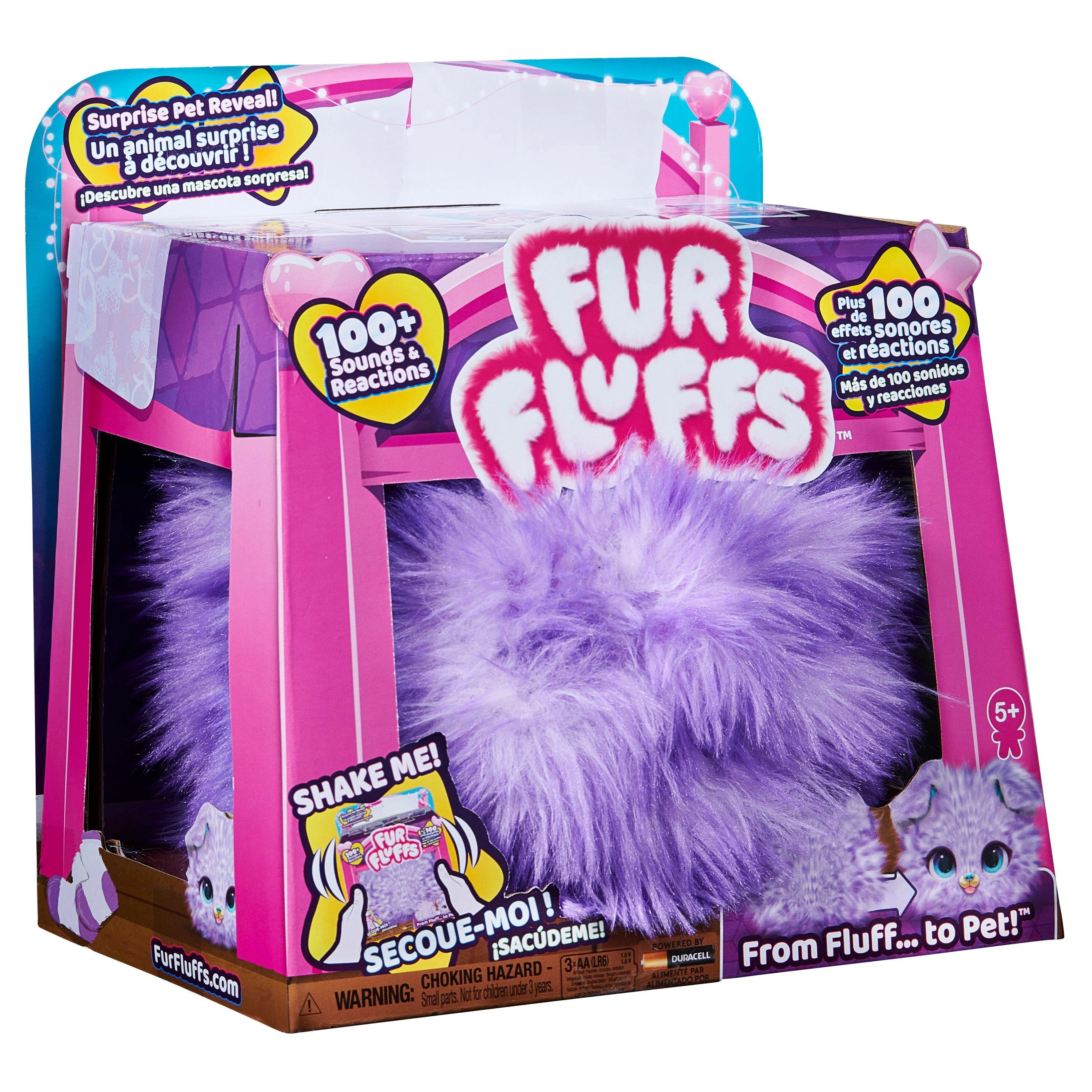 Fur Fluffs Interaktyvus šuniukas Pupper-Fluff su daugiau nei 100 garsų ir reakcijų!