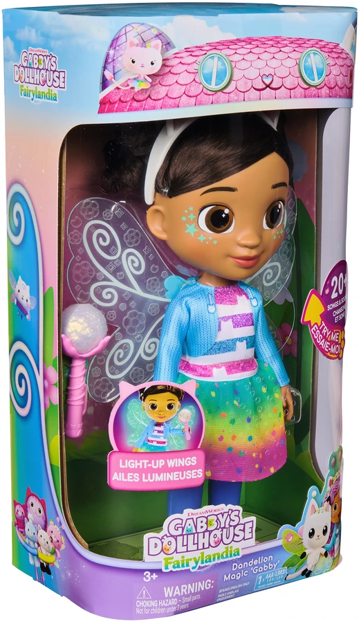 Gabby's Dollhouse GABBY´S DOLLHOUSE doll Dandelion magic (english & sound only)