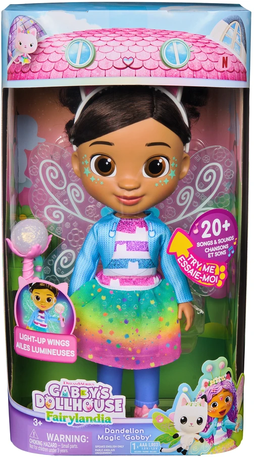 Gabby's Dollhouse GABBY´S DOLLHOUSE doll Dandelion magic (english & sound only)